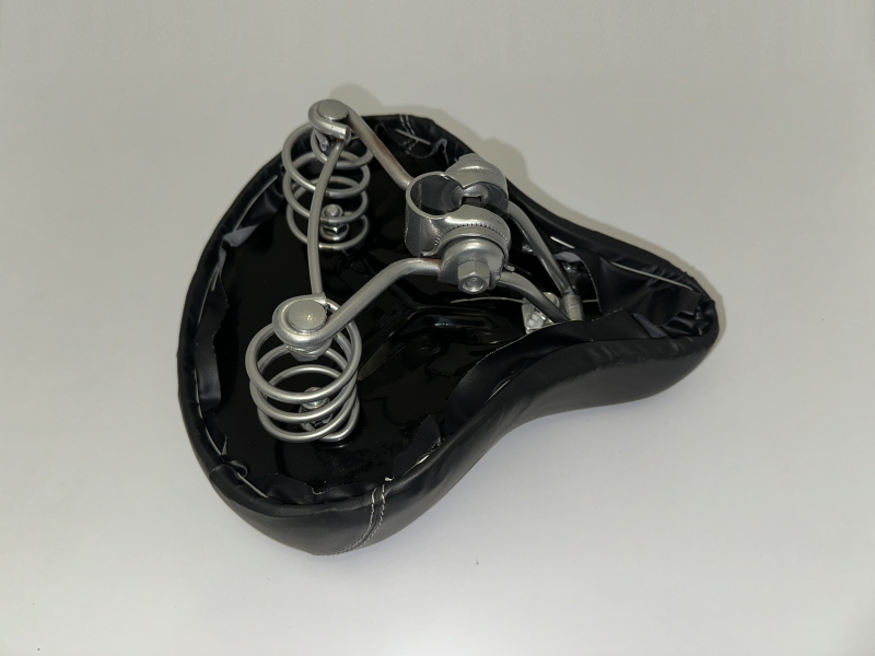 Elektromos Kerékpár Alkatrész - Ülés Fekete Színben Alsó Része