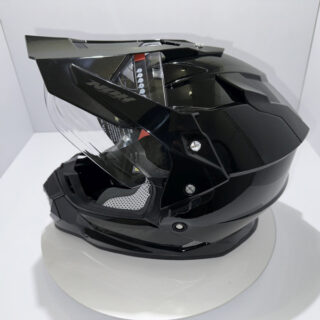 NOX N312 Lakk Fekete Bukósisak