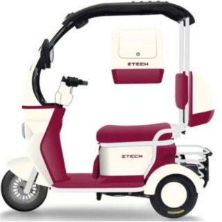 Z-Tech ZT-64 Beefly Elektromos Jármű Tetővel Piros